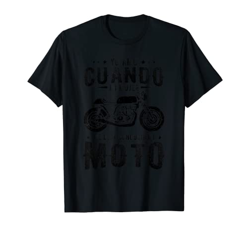 Hombre Biker Regalo Motero Motociclismo Mi Mujer Y Mi Moto Camiseta