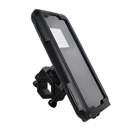 GYAM Soporte de teléfono para Bicicleta para Moto Scooter Rotación de 360 ° Soporte de teléfono para Bicicleta con Pantalla táctil y Visera Solar, Huella Digital e identificación Facial(A2)