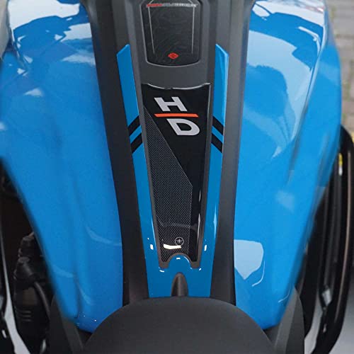 labelbike - Pegatina 3D Protección Tanque Moto Compatible con Harley Davidson Pan America 1250 y 1250 Special versión 2020-2022 Azul