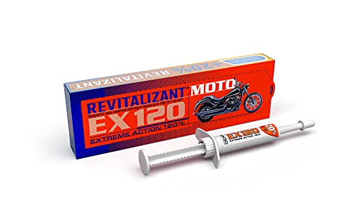 XADO Revitalizant EX120 Moto, aditivo Concentrado para Aceite de Motor de Motos, Scooters y motosierras. Protección contra el Desgaste