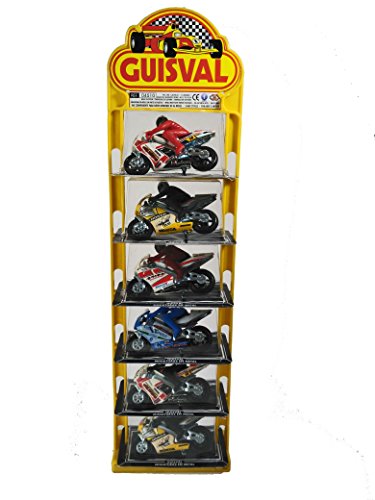 Guisval- Set de 6 piezas, Moto Competición (Faseba 16147) , color/modelo surtido