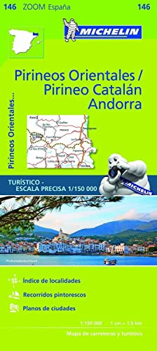 Pirineos Orientales, Pirineo Catalán, Andorra (Michelin Zoom Maps)