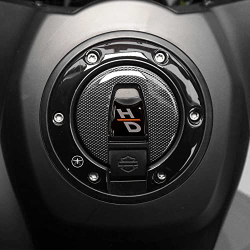 labelbike - Pegatina Resina Gel 3D Protección tapón Tanque Moto Compatible con Harley Davidson Pan America 1250 y 1250 Special versión 2020-2022 Negro