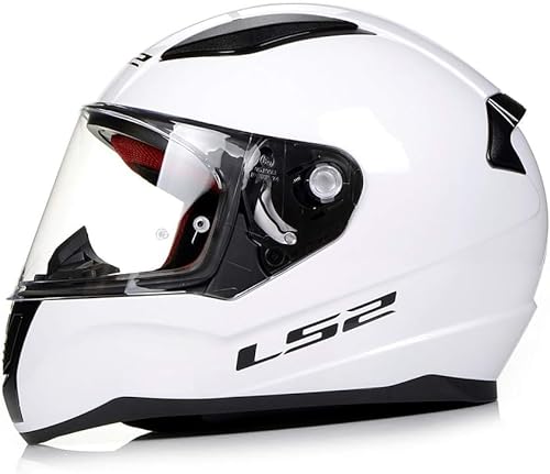 LS2, Casco Moto Integral Rapid Solid White, S