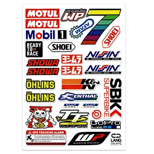 Racing Decal Sticker, FENGCHUANG-Pegatinas Moto Patrocinadores, Sponsor Motocross Enduro ATV, Pegatinas Marcas (21 * 32cm)