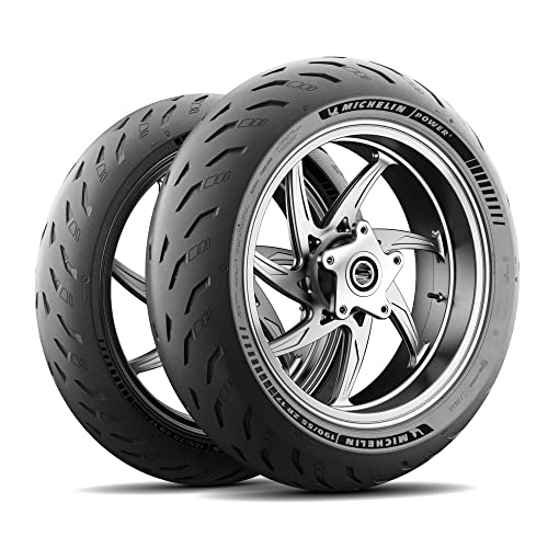 Michelin 74078 Neumático 180/55 ZR17 73W, Power 5 para Turismo, Verano
